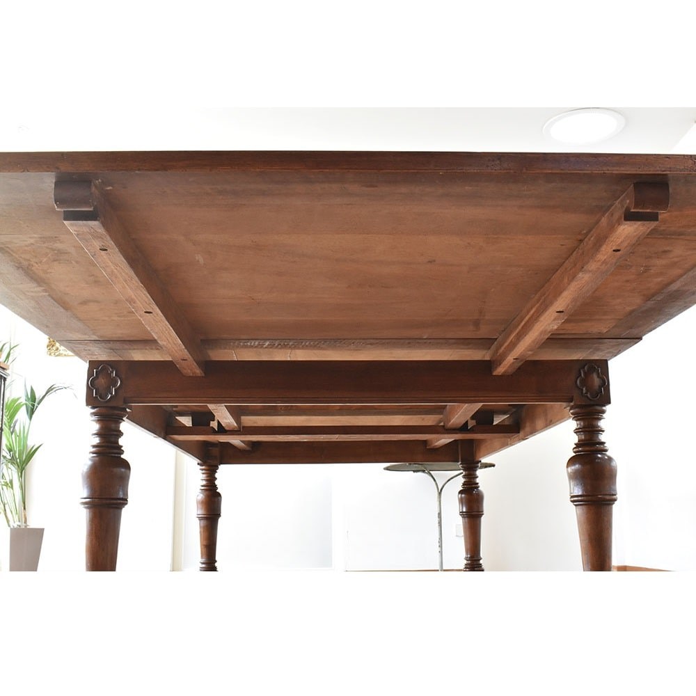 TAV36 1 large antique furniture table extensible walnut table 19th century.jpg